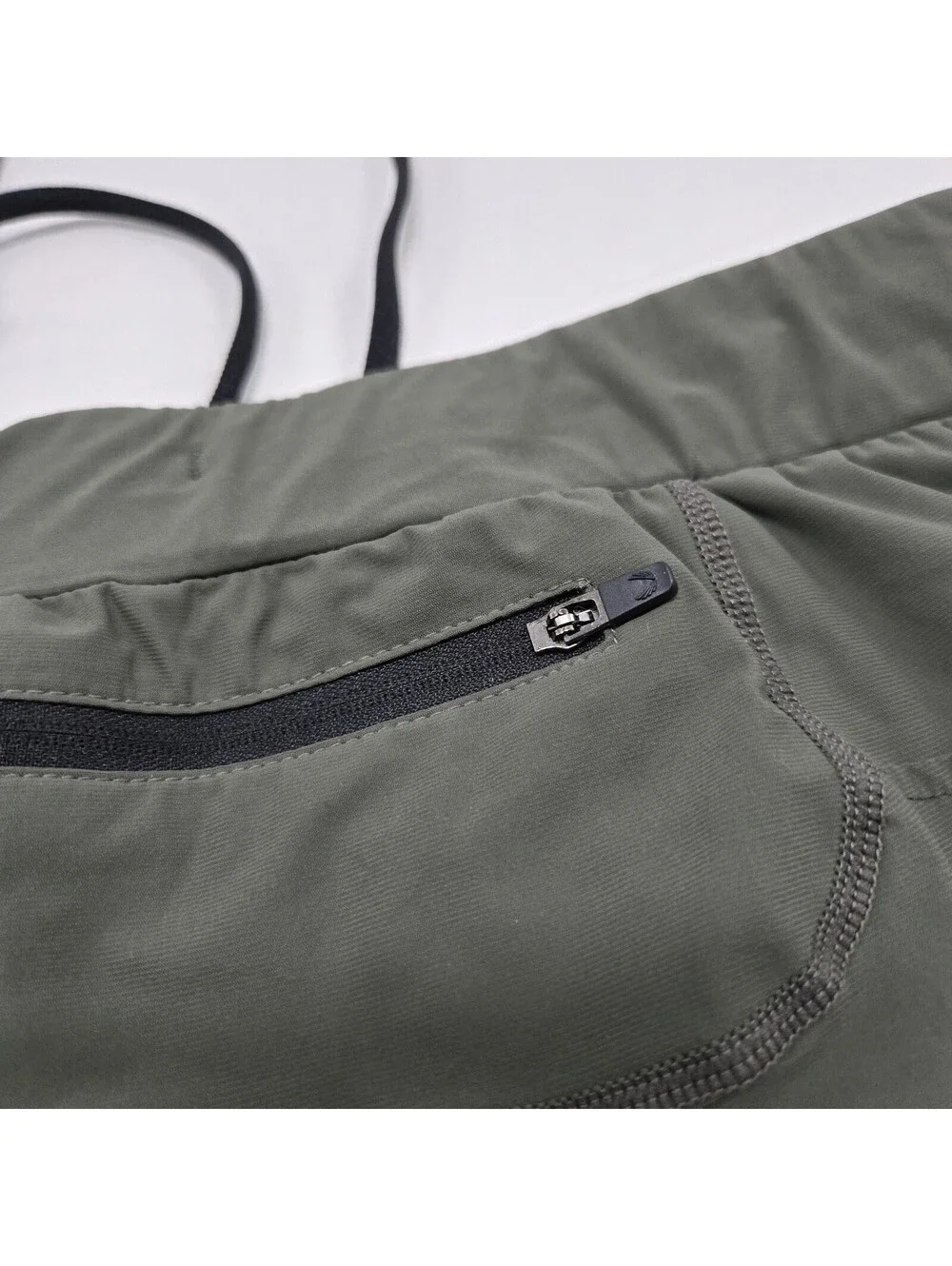 EUC Size S Men's ASRV Joggers Tetra-Lite High Rib Jogger Pants Olive DSG-0477